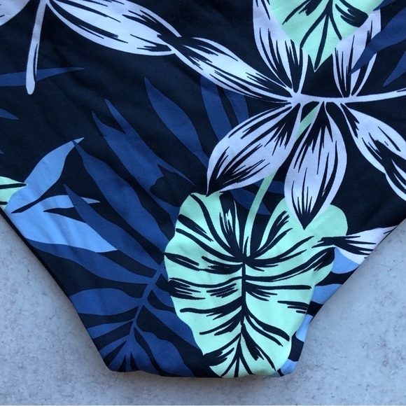 Roxy Beach Classics Hipster Swim Bikini Bottoms Blue Size XL - Picture 5 of 10